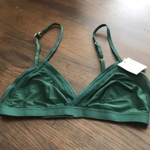 NWT Madewell Emerald Bralette
